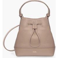 Serla Women's Margot Real Leather Crossbody Bag in Taupe