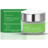 dr. Eve Ryouth Women's Vitamin D + Hyaluronic acid Pro-Age Anti-Aging Night Moisturiser 50ml in No Colour