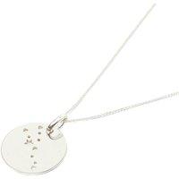 Harfi Women's Taurus Constellation Sterling Silver Pendant Necklace | Size: 18 inches