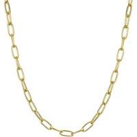Harfi Women's 18ct Gold Plated Dainty Paperclip Chain Necklace | Size: 20 inches
