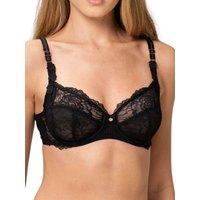 Triumph Women's Peony Florale Padded Bra in Black | Size: 34F