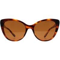 Ralph Lauren Women's Cat Eye Striped Havana Brown Gradient RL8215BU