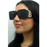 Burberry Women's Square Black Dark Grey BE4406U