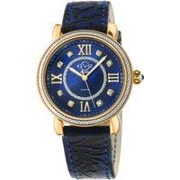 GV2 Women's Marsala leather Swiss Quartz Watch in Blue