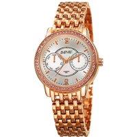 August Steiner Women's Lunaria sway 34mm Japanese Quartz in Silver