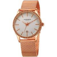 Akribos Women's Radiant Zovra 38mm Japanese Quartz in Rose Gold