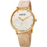 August Steiner Women's Solvaira Bloom 36mm Japanese Quartz Classic in Silver