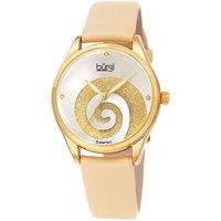 Burgi Women's Auravelle Prestige 34mm Quartz Elegant in Gold