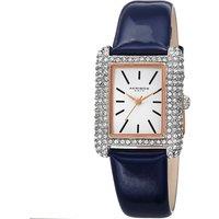 Akribos Women's Avorelle Deco 27mm Quartz Fashion in Blue