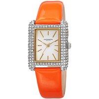 Akribos Women's Avorelle Deco 27mm Quartz Fashion in Orange