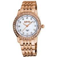 August Steiner Women's Lumiera Pearl 36mm Swiss Quartz Fashion in White