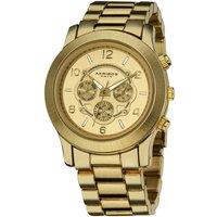 Akribos Women's Thandrix Valor 45mm Quartz in Gold