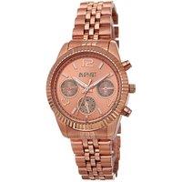August Steiner Women's Solantra Chronograph 35mm Swiss Quartz in Gold
