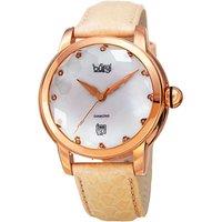 Burgi Women's Elurelia Dawn 42mm Swiss Quartz in White