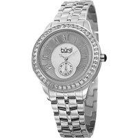 Burgi Women's Solairis Grace 38mm Swiss Quartz in Silver