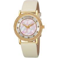 Akribos Women's Solayne Prism 34mm Quartz Fashion in Gold