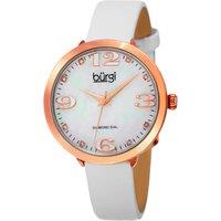 Burgi Women's Azuris Gleam 37mm Quartz in Rose Gold
