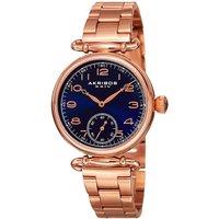 Akribos Women's Serenth Vale 34mm Quartz Fashion in Blue