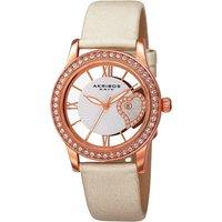 Akribos Women's Aurelyn Whisper 34mm Quartz in Gold