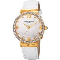 Akribos Women's Isalyn Grace 35mm Quartz Fashion in White
