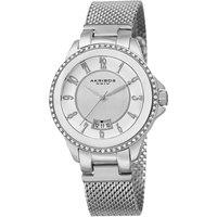 Akribos Women's Selvara Lune 38mm Quartz Fashion in Silver