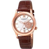 Akribos Women's Virelle Glint 42mm Quartz Classic in Brown