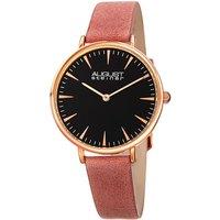 August Steiner Women's AS8187 Casual Watch Round Case in Black
