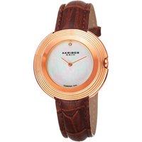 Akribos Women's AK876 Casual Watch Round Case in White