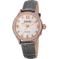 August Steiner Women's Auralith Bloom 35mm Quartz in White