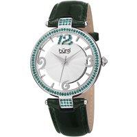 Burgi Women's BUR150 Casual Watch Round Case in Silver