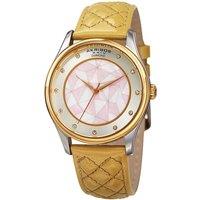 Akribos Women's Liora Vesmira 38mm Quartz Fashion in Gold