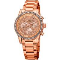 Akribos Women's AK926 Casual Watch Round Case in Rose Gold