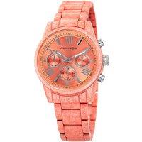 Akribos Women's Solis Veyora 36mm Swiss Quartz in Orange