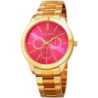 Akribos Women's AK952 Casual Watch Round Case in Pink