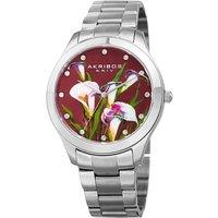 Akribos Women's Solvian Trevane 42mm Quartz Elegant in Purple