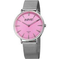 August Steiner Women's Velanthra Mesh 38mm Japanese Quartz Classic in Pink