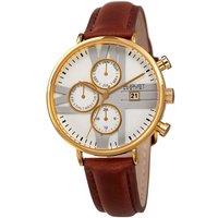 August Steiner Women's AS8220 Casual Watch Round Case in Silver