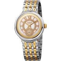 Burgi Women's Auristra Halo 34mm Japanese Quartz Elegant in Gold