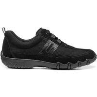 Hotter Women's Wide Fit 'Leanne II' Active Shoes in Black | Size: 6.5