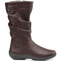 Hotter Women's Extra Wide 'Derrymore II Mid Calf Boots in Chocolate | Size: 8