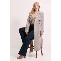 Wallis Women's Principles by Twill Trench Coat in Brown | Size: 12