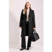 Wallis Women's Principles by Button Coat in Black | Size: 14