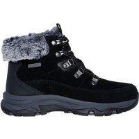 Skechers Women's TREGO Outdoor Sparkly Lace Up Boot W/ Air-Cooled Mf Black | Size: 7