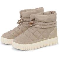 Ilse Jacobsen Women's Tulip Quilted Boot Wheat Perled Ivory | Size: 6