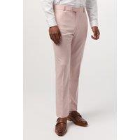 Antique Rogue Men's Blake Peach Slim Fit Trouser in Pink | Size: 30R