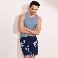 Lands' End Men's Quick Dry Board Shorts in Blue | Size: 38