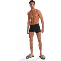 MODISHION Men's Fashion Printed Swimming Trunks in Black | Size: 2XL