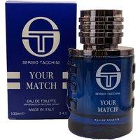 Sergio Tacchini Men's Your Match Eau de Toilette Spray 100ml in White