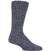 Country Pursuit Men's 1 Pack Pennine Walker Heavy Wool Hiking Socks in Dark Grey | Size: 7-11