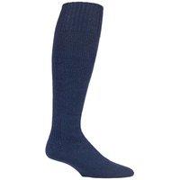 Country Pursuit Men's 1 Pack Knee High Outdoor Fisherman Socks for Angling in Navy | Size: 7-11